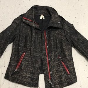 Leopard Free People Jacket